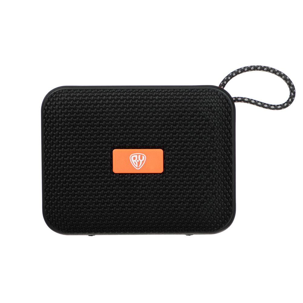 Колонка беспроводная BY WaveX, 8 Вт, 1000мАч,Type-C, microSD, BT5.3, IPX7,ВШГ 10x12x4см, черный, арт.№ 443-134