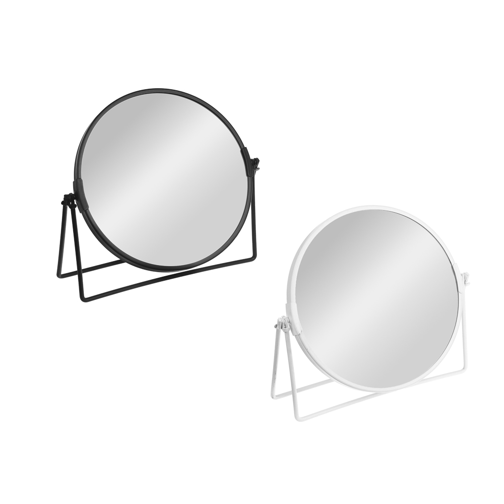 Зеркало круглое поворотное с увеличением х2 тм ЮL Ориан d17см, металл, стекло, 2 цвета, арт.№ 301-282