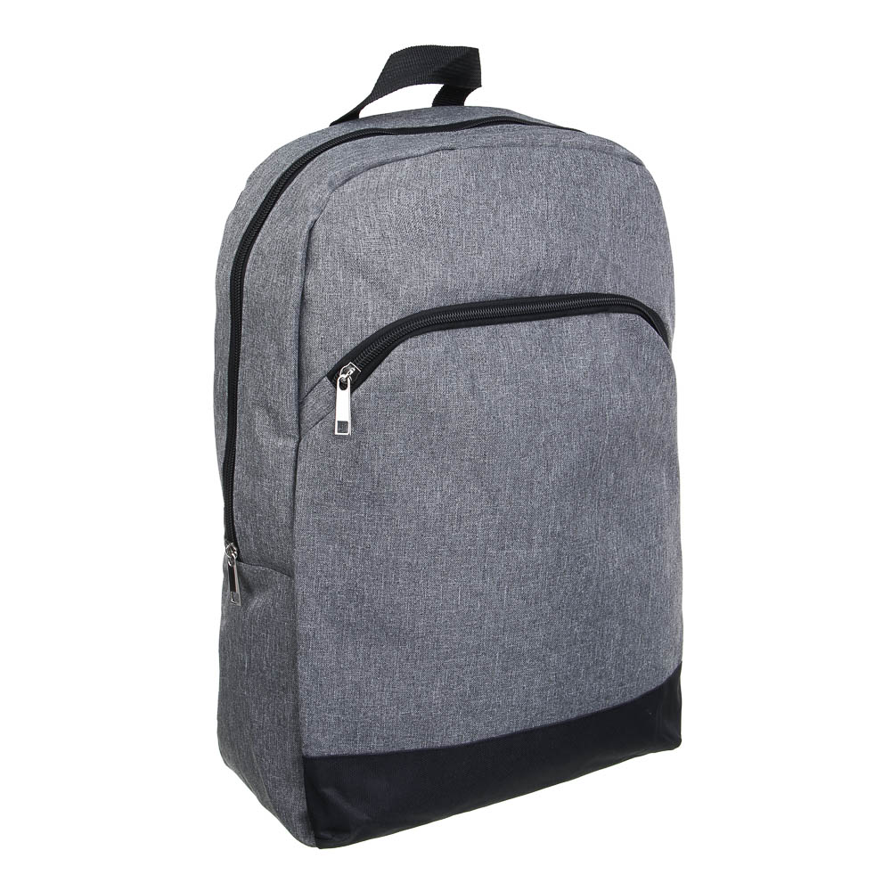 Рюкзак облегченный с 2-мя отделениями тм ЮL Терра, 100% полиэстер, 42х28х13см, 3 цвета, КЖС24-19, арт.№ 337-187