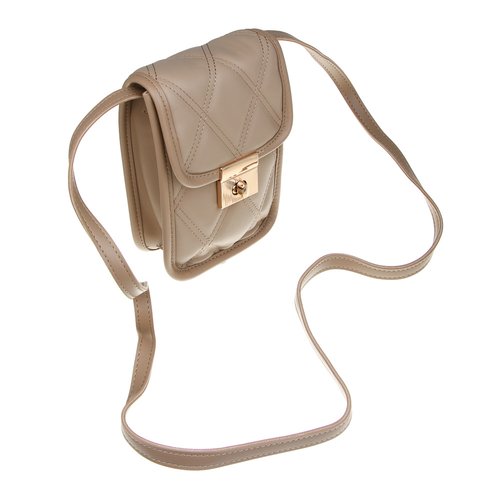 ЮL Кватра Сумка кроссбоди стеганная на длинном ремне, ПУ, 19, арт.№ 337-189