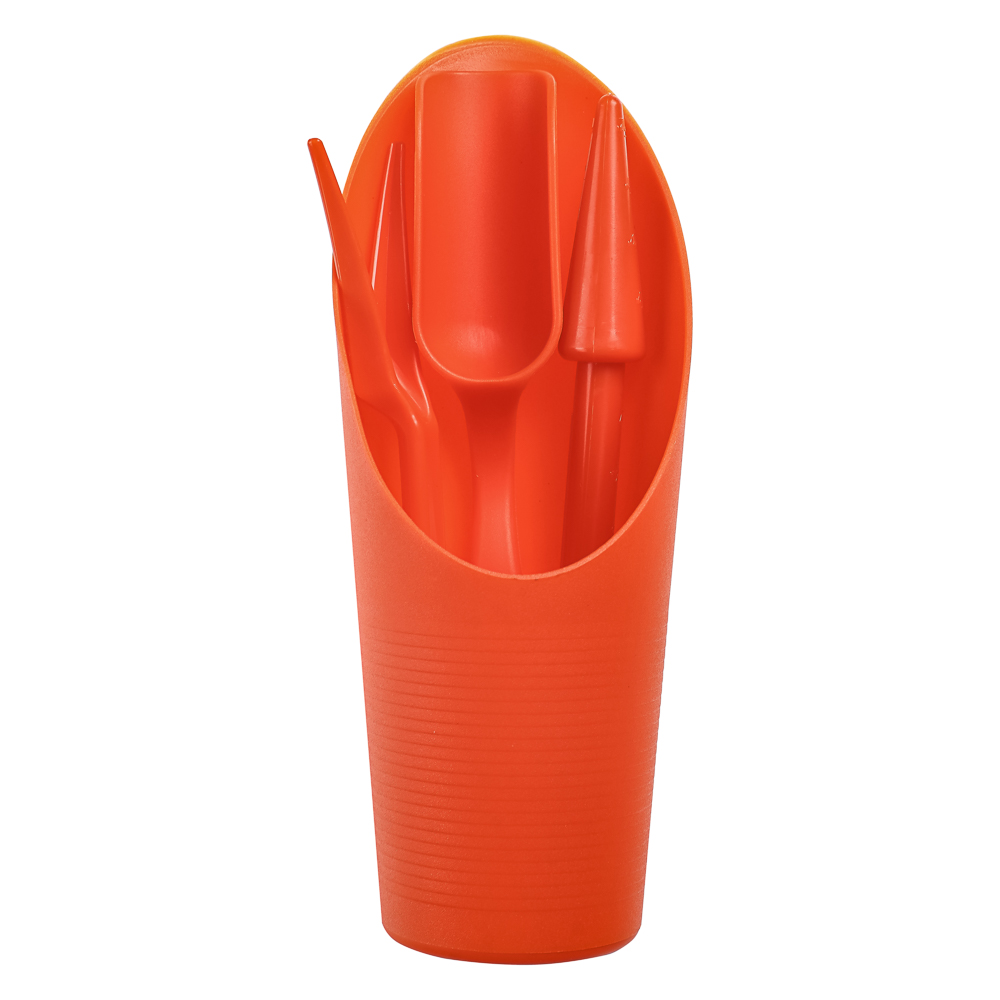 Набор для пересадки домашних растений тм INBLOOM, 4 предмета, пластик, арт.№ 182-052