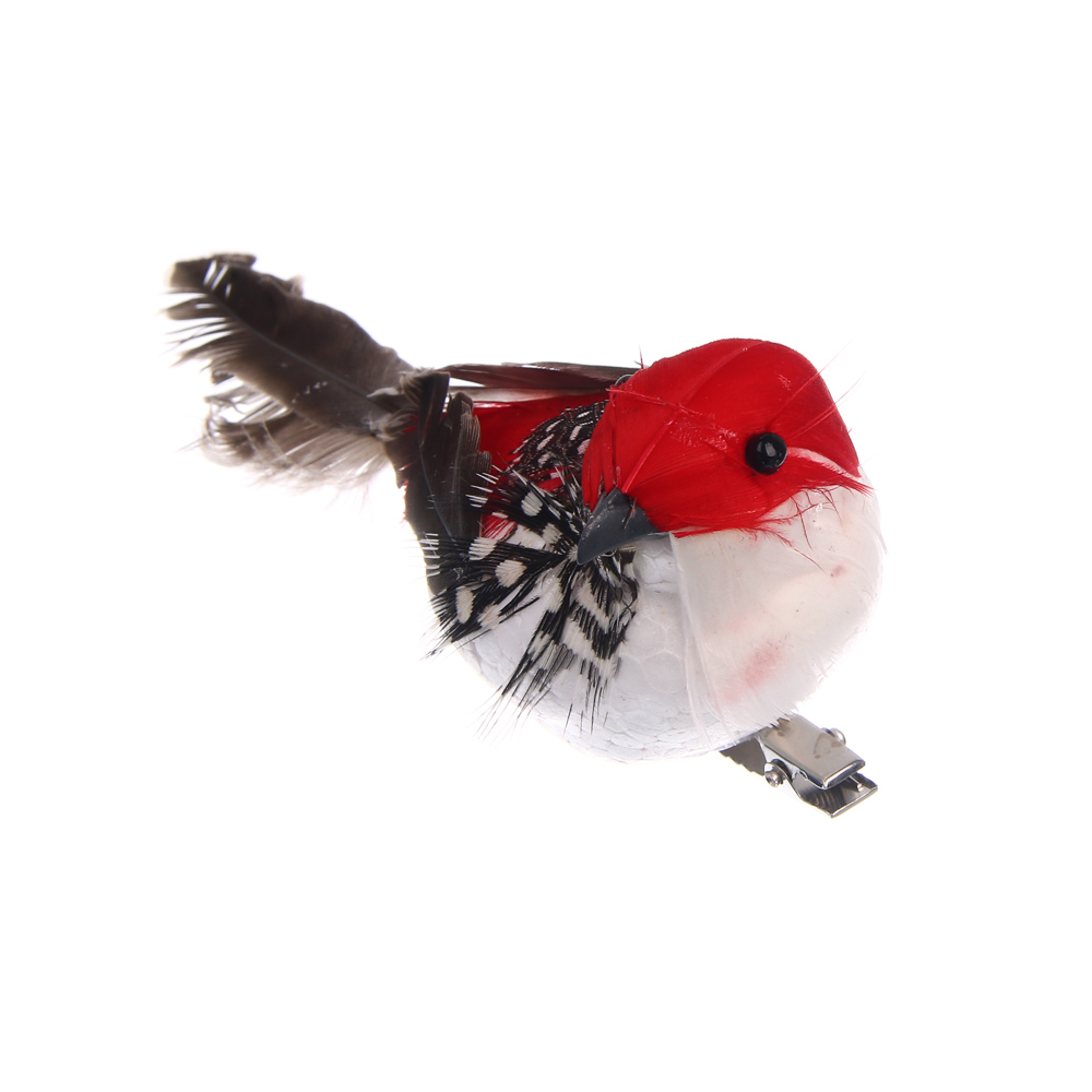 Птица на прищепке тм INBLOOM, 14x4см, пенополистирол, перо, арт.№ 153-198