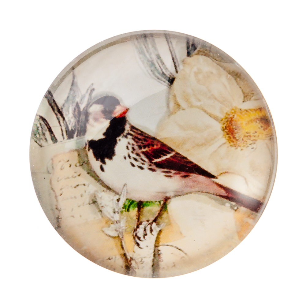 Магнит, 4х4х1,5см, стекло, 10-12 дизайнов, арт.№ 512-326