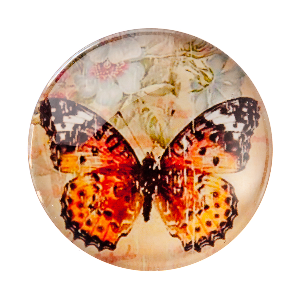 Магнит, 4х4х1,5см, стекло, 10-12 дизайнов, арт.№ 512-326