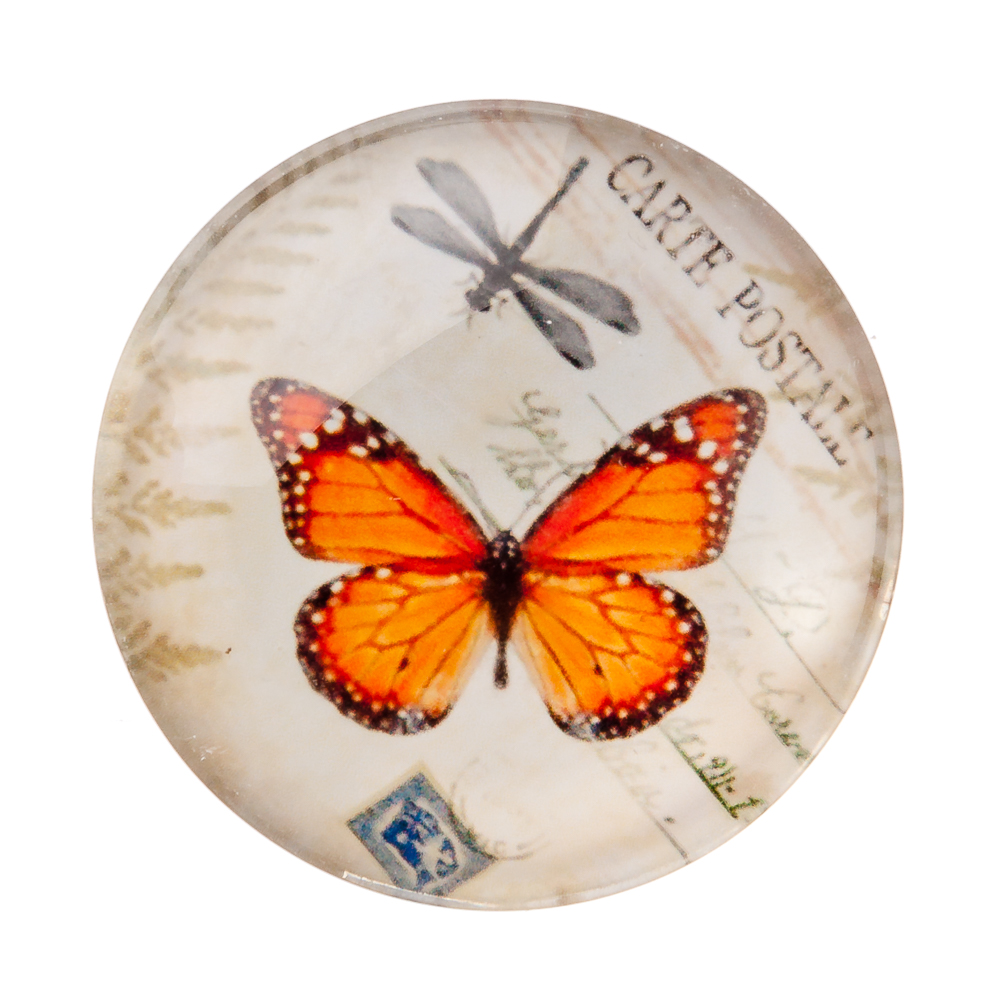 Магнит, 4х4х1,5см, стекло, 10-12 дизайнов, арт.№ 512-326