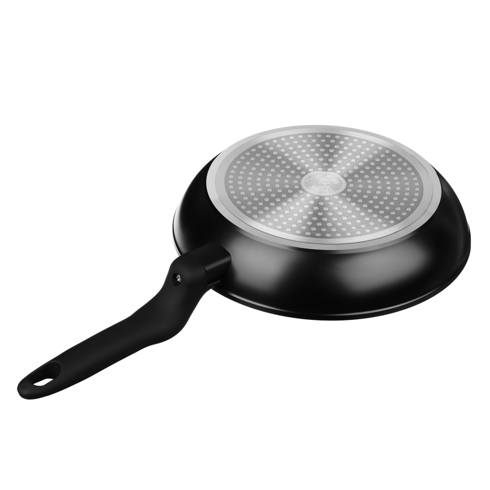 SATOSHI Стоун Набор сковород литых 3пр., d20, 24, 28см, антипригарное покрытие Мрамор, арт.№ 846-440