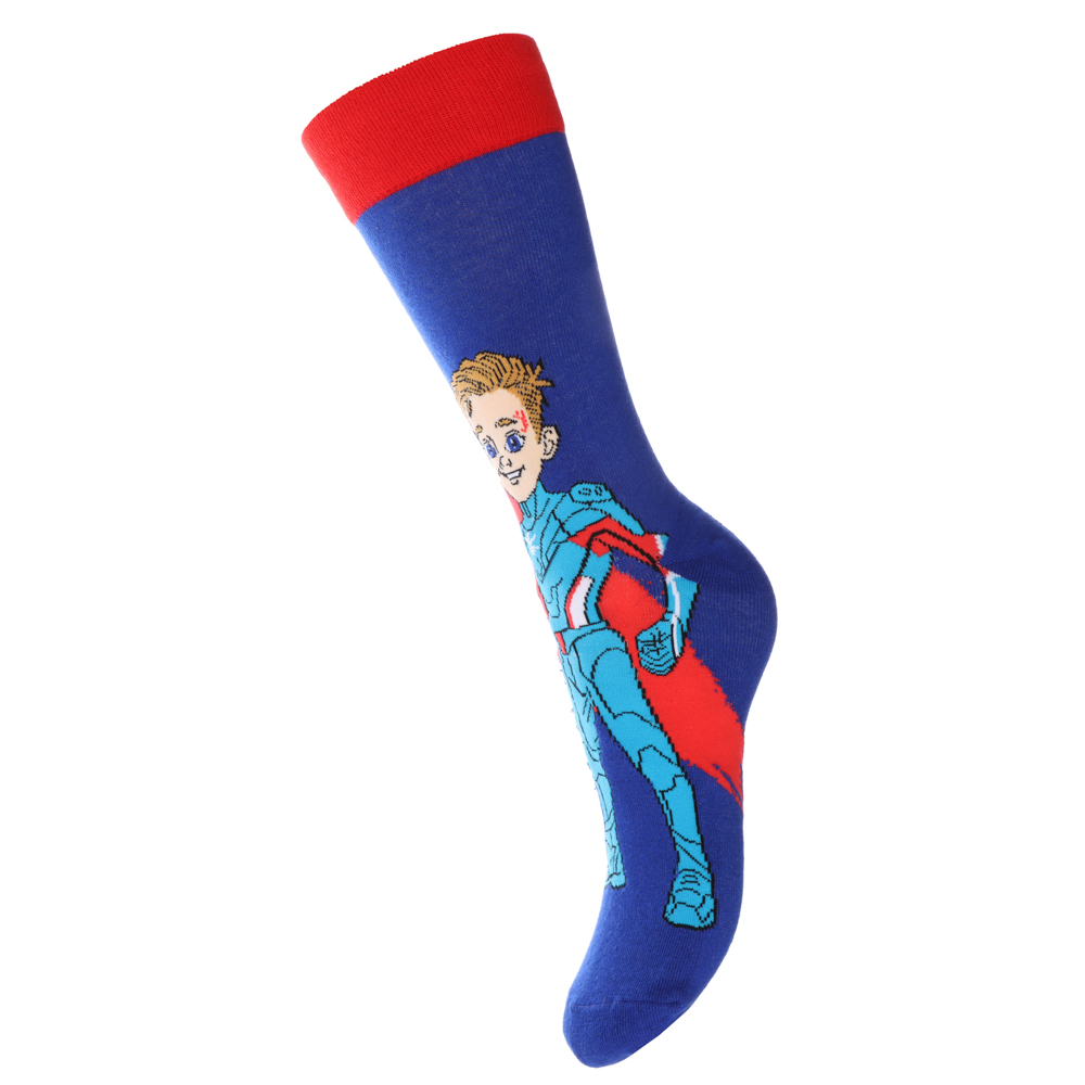 BY Русские Супергерои Носки р. 23-25, 65% хлопок, 25% полиэстер, 10% спандекс, 4 дизайна, арт.№ 019-284