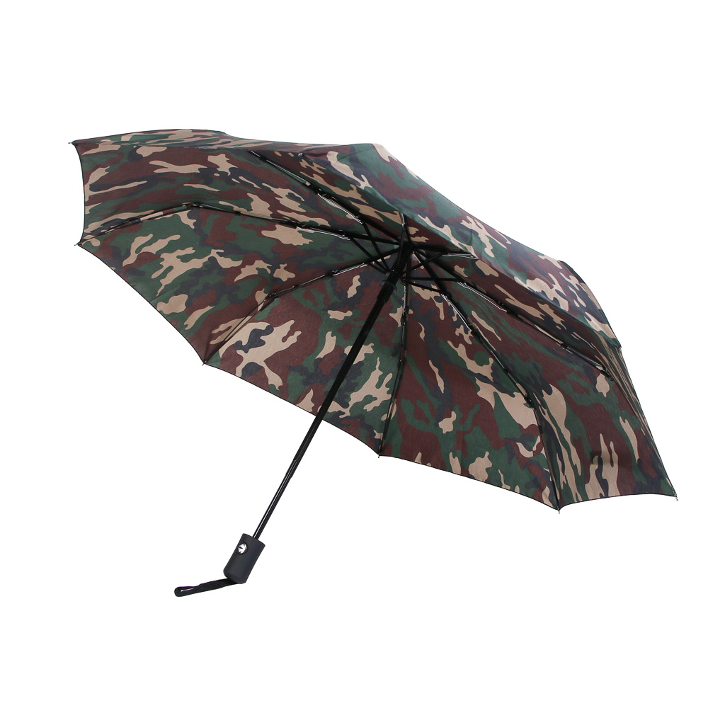 Зонт автомат тм BY Русские Супергерои, диаметр 95см, 8 спиц, сталь, PU, милитари, арт.№ 302-415