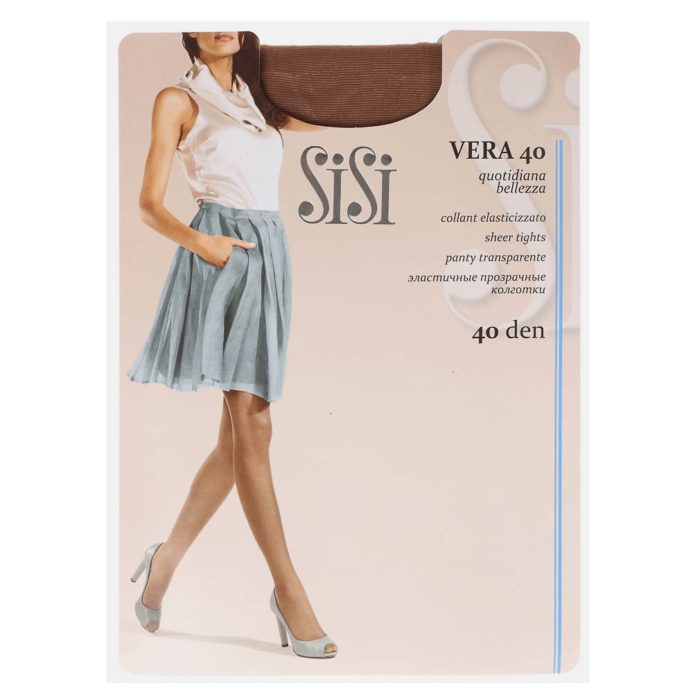 Колготки женские Sisi 40 DEN, размер 4 (L), цвет Daino/Miele, арт.№ 048-140