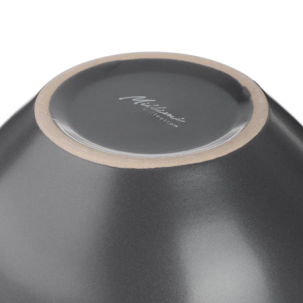 MILLIMI Салатник 710мл, 14х8см, керамика, графит, арт.№ 824-161