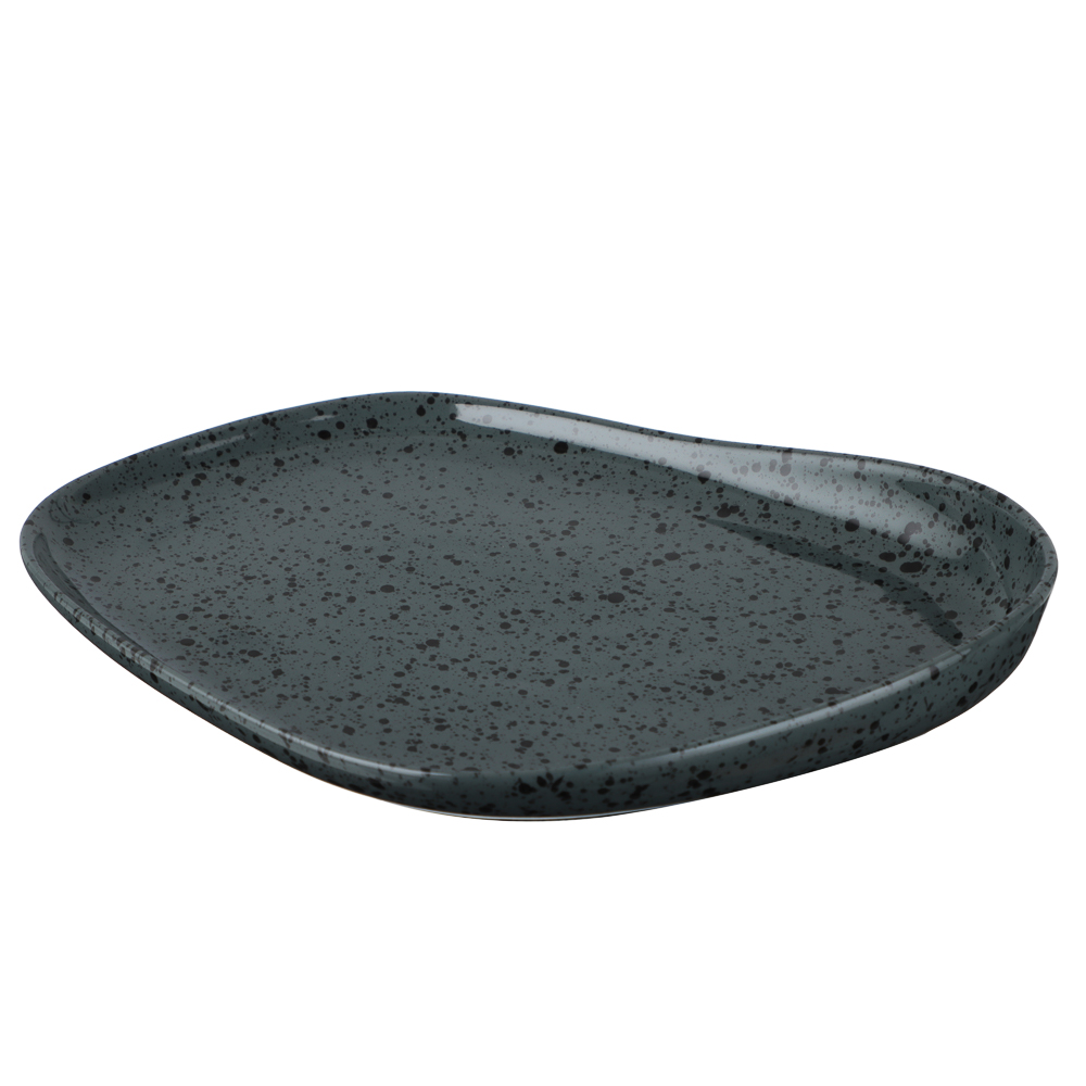 MILLIMI Оникс Тарелка подстановочная, 26х19x3,5см, фарфор, арт.№ 816-057