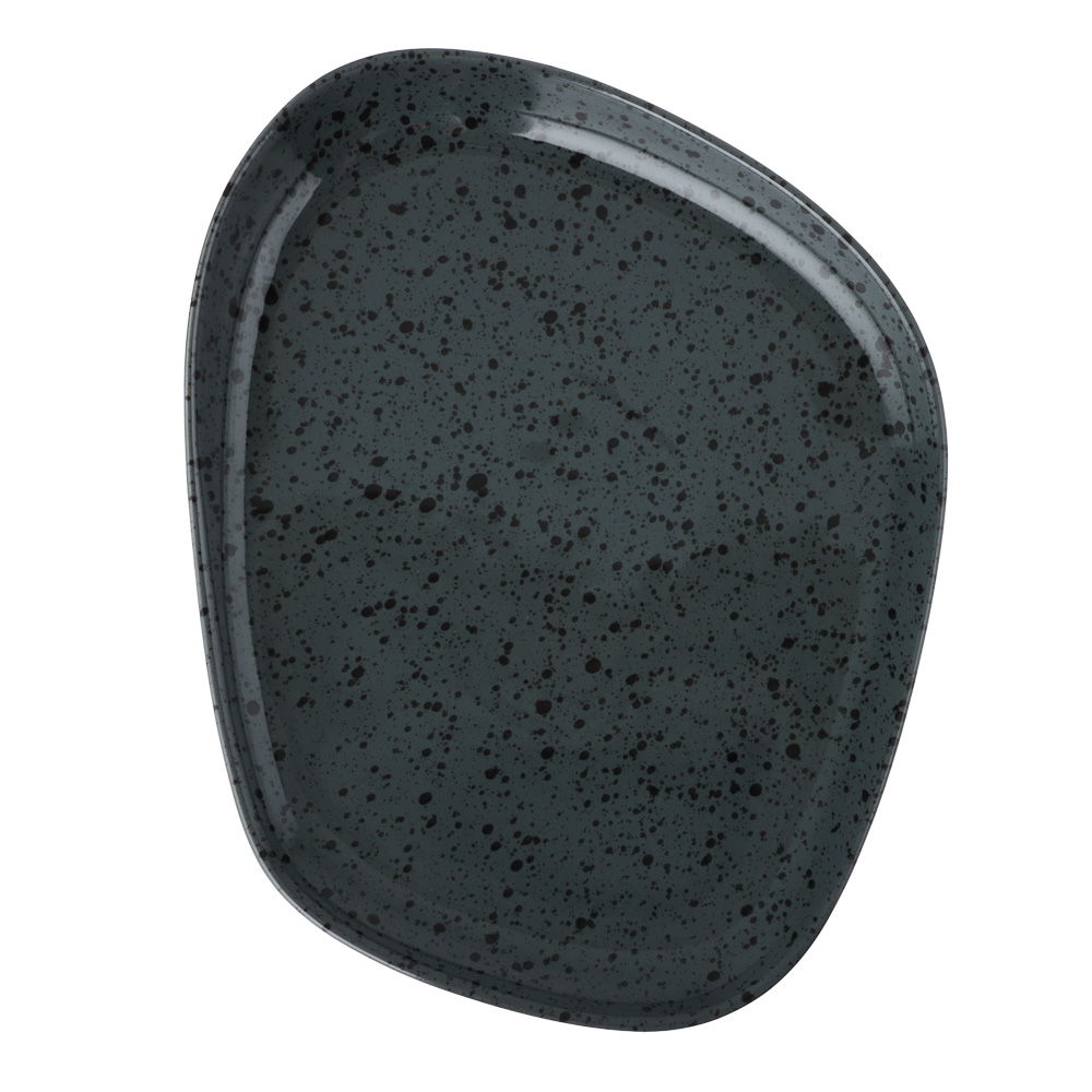 MILLIMI Оникс Тарелка подстановочная, 26х19x3,5см, фарфор, арт.№ 816-057