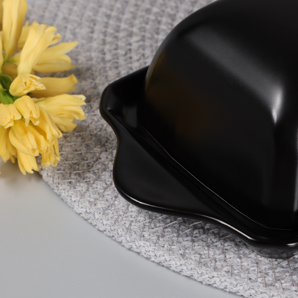 MILLIMI Лимонный курд Масленка, 19х10,5х7см, керамика, арт.№ 824-639