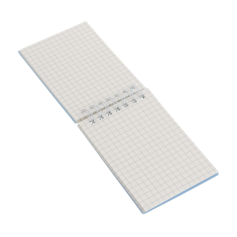 Блокнот А7, 80 л.,в пласиковой обложке, на спирали, в ассортм., арт.№ 540-024