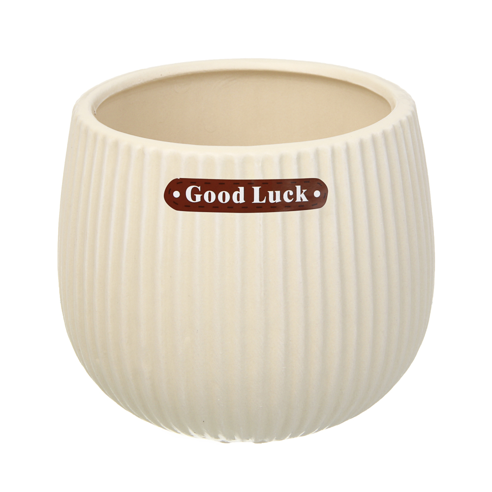 Кашпо тм INBLOOM, 10х10,5см, керамика, арт.№ 164-402