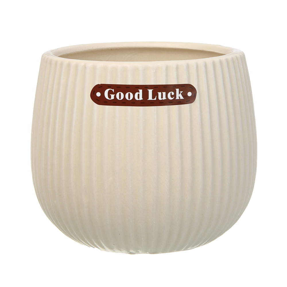 Кашпо тм INBLOOM, 10х10,5см, керамика, арт.№ 164-402