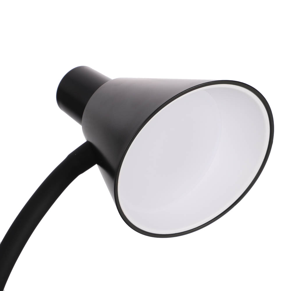 Светильник переносной настольный на прищепке BY, 230В, 5 Вт, 300Лм, металл, пластик, черный, арт.№ 476-442