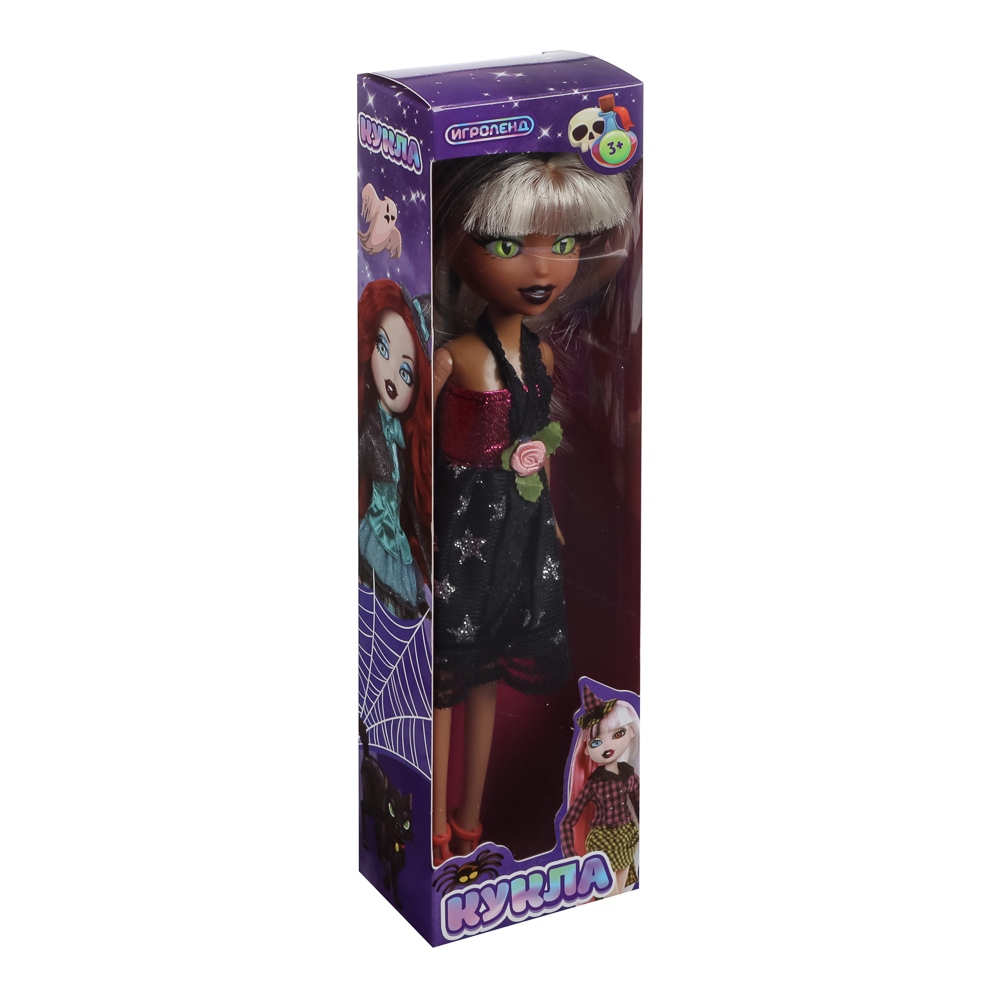 ИГРОЛЕНД Кукла Монстрик, PP,PVC, полиэстер 24см, 6 дизайнов, 13х28х5см, арт.№ 267-719