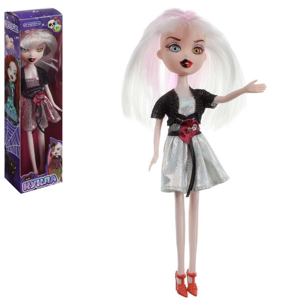 ИГРОЛЕНД Кукла Монстрик, PP,PVC, полиэстер 24см, 6 дизайнов, 13х28х5см, арт.№ 267-719