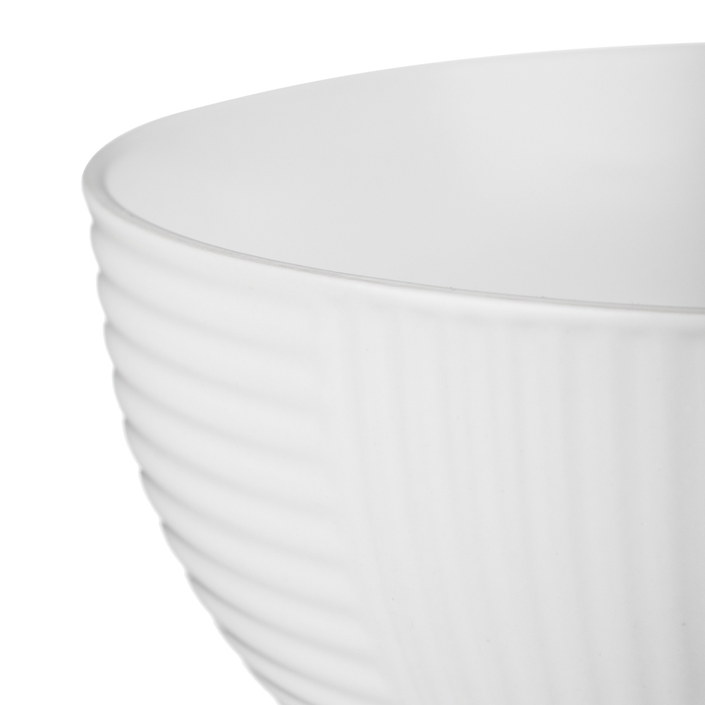 MILLIMI Монблан салатник 15,5x6,6см, 650мл, керамика, белый, арт.№ 824-217