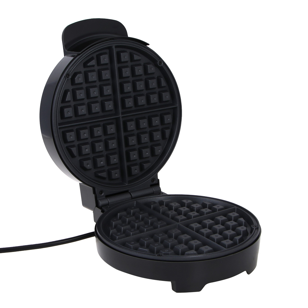 LEBEN Вафельница для бельгийских вафель с регулировкой темп., 1200Вт, d=197мм, 220в, арт.№ 271-040