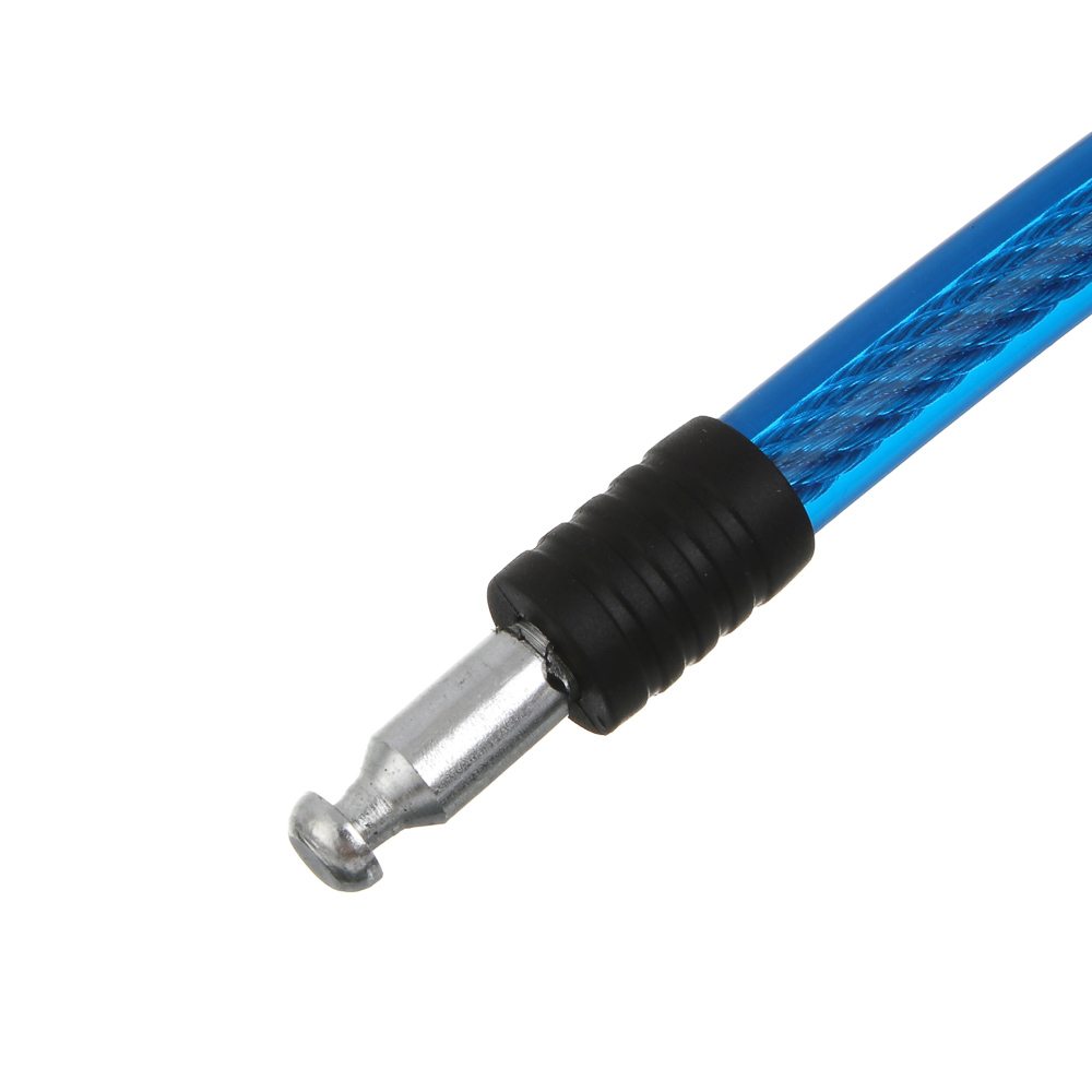 Замок велосипедный тм BY SPORT, противоугонный, тросовый, 1000х12мм, металл, ПВХ, пластик, 3 цвета, арт.№ 468-117