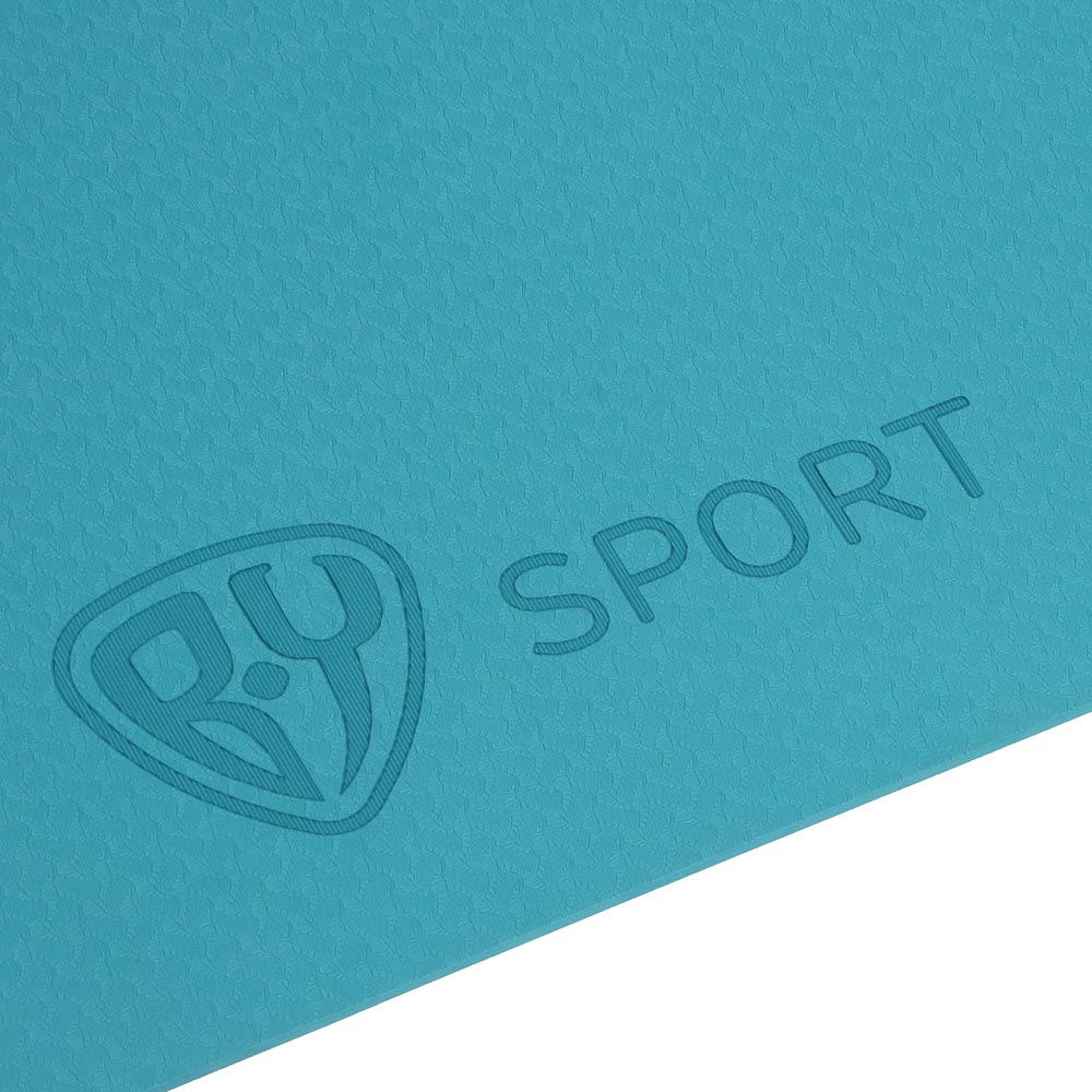 Коврик для йоги и фитнеса, тм BY SPORT, 183х61х0,6см, TPE, арт.№ 191-067