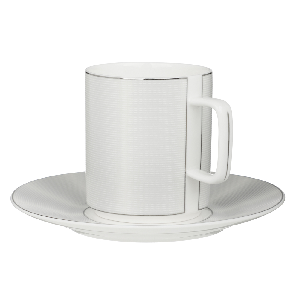 MILLIMI Сильвер Набор чайный 4 пр., 220мл, 15см, фарфор, арт.№ 802-473