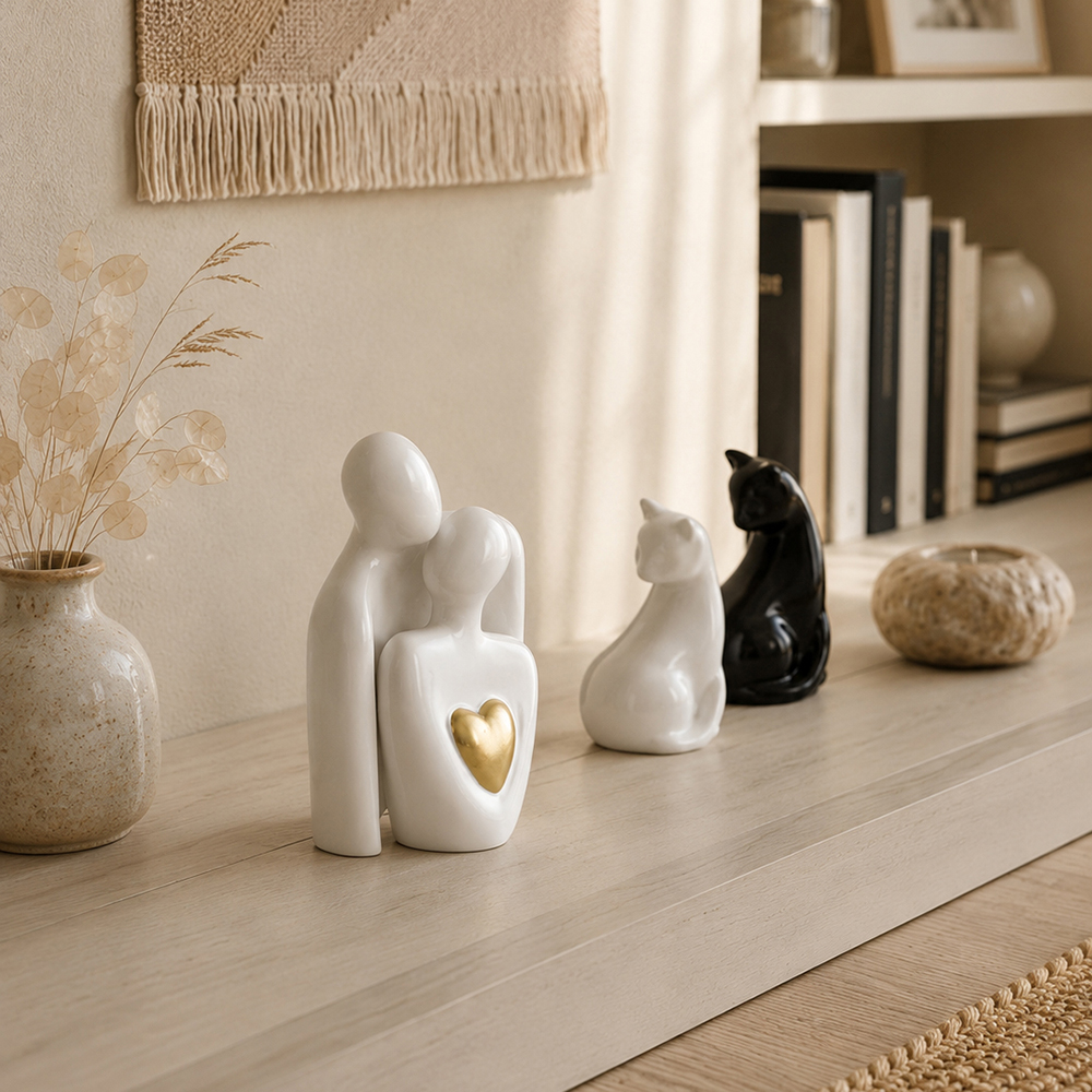 Набор фигурок декоративных тм LADECOR "Кошки", 10 см, 2 шт, керамика, арт.№ 509-934