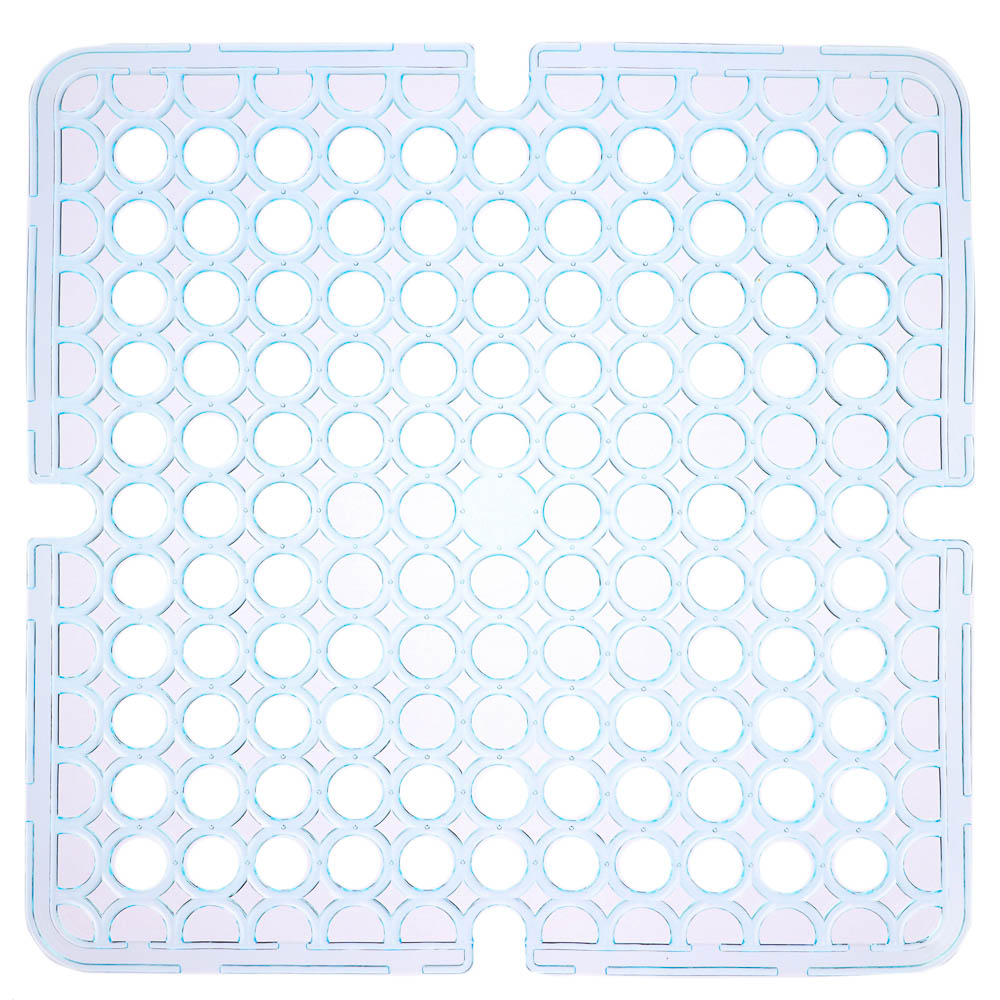 Коврик в раковину противоскользящий тм VETTA Кругляш, 27,5х27,5см, ПВХ, 4 цвета, арт.№ 444-177