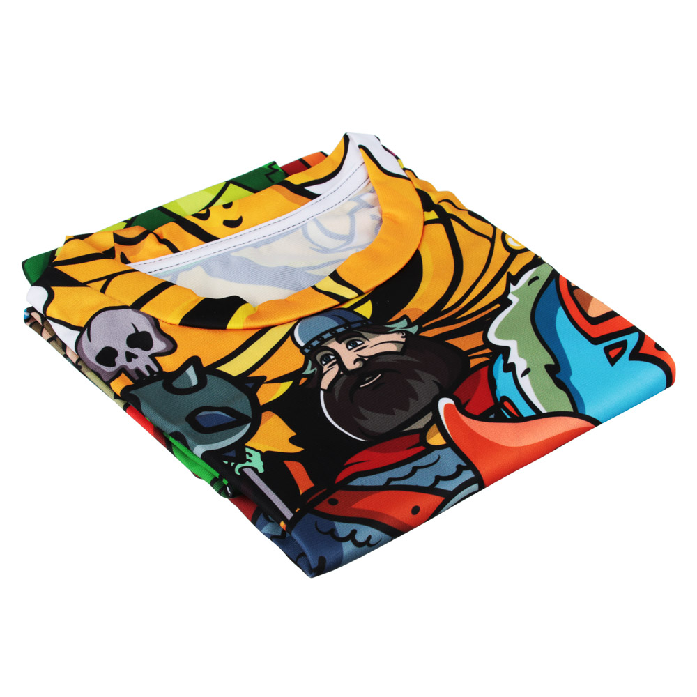 Футболка детская спортивная для тренировок, 100% полиэстер, 98-146, 2 дизайна, арт.№ 275-049