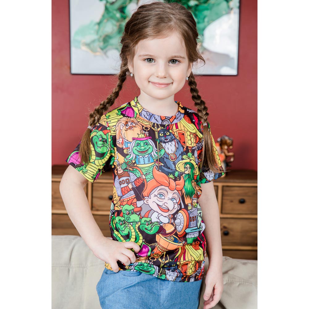 Футболка детская спортивная для тренировок, 100% полиэстер, 98-146, 2 дизайна, арт.№ 275-049