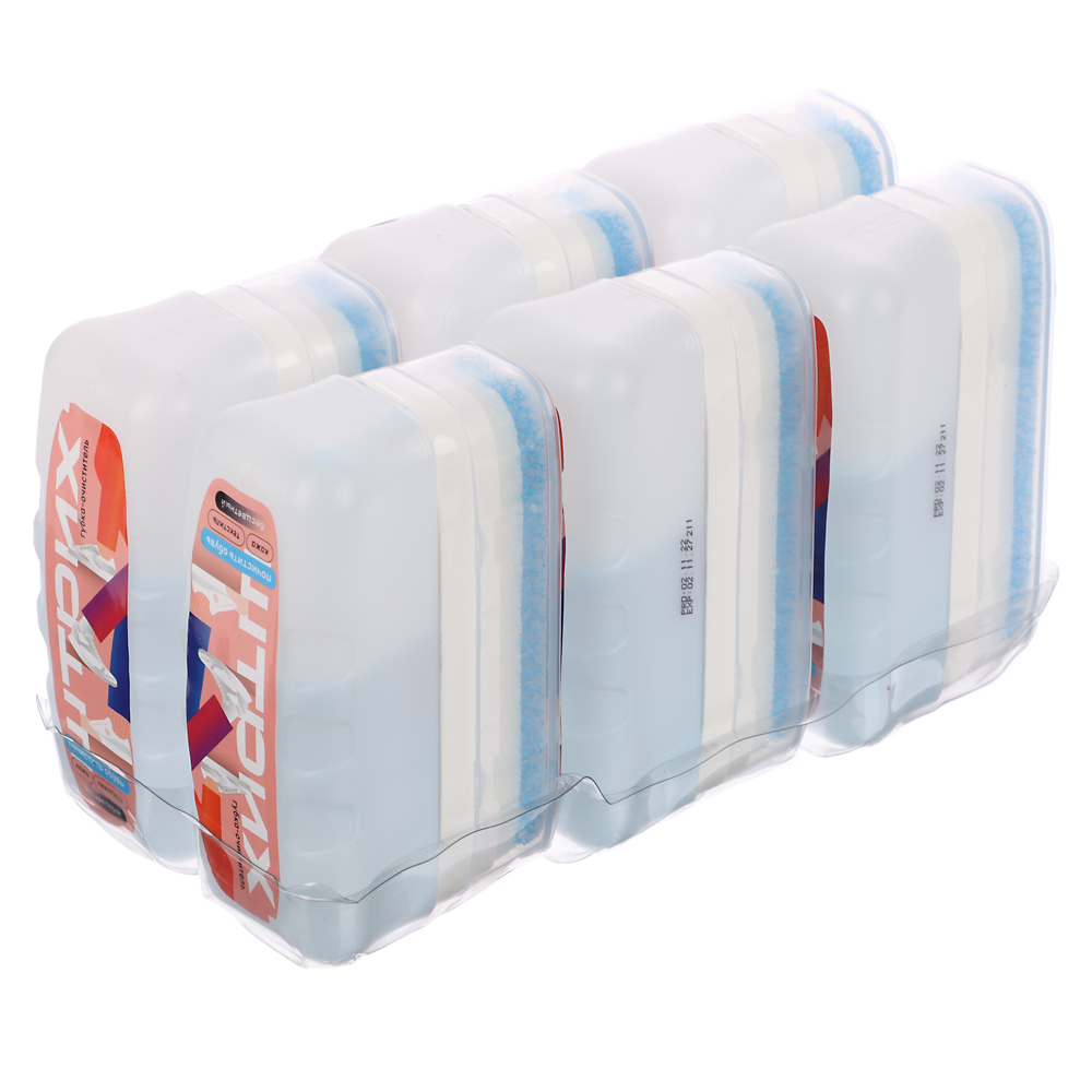 ШТРИХ Губка чистящая для спортивной обуви с очищающим раствором, арт.№ 459-254