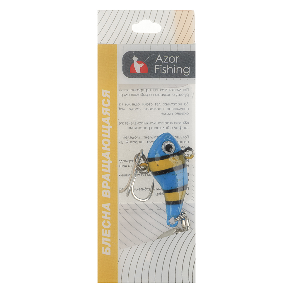 Блесна "Тейлспин Про" тм AZOR FISHING, 14гр, 5 цветов, арт.№ 145-003