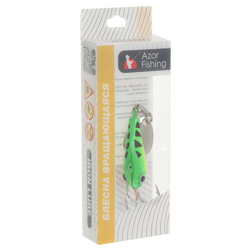 Блесна "Тейлспин Про" тм AZOR FISHING, 14гр, 5 цветов, арт.№ 145-003