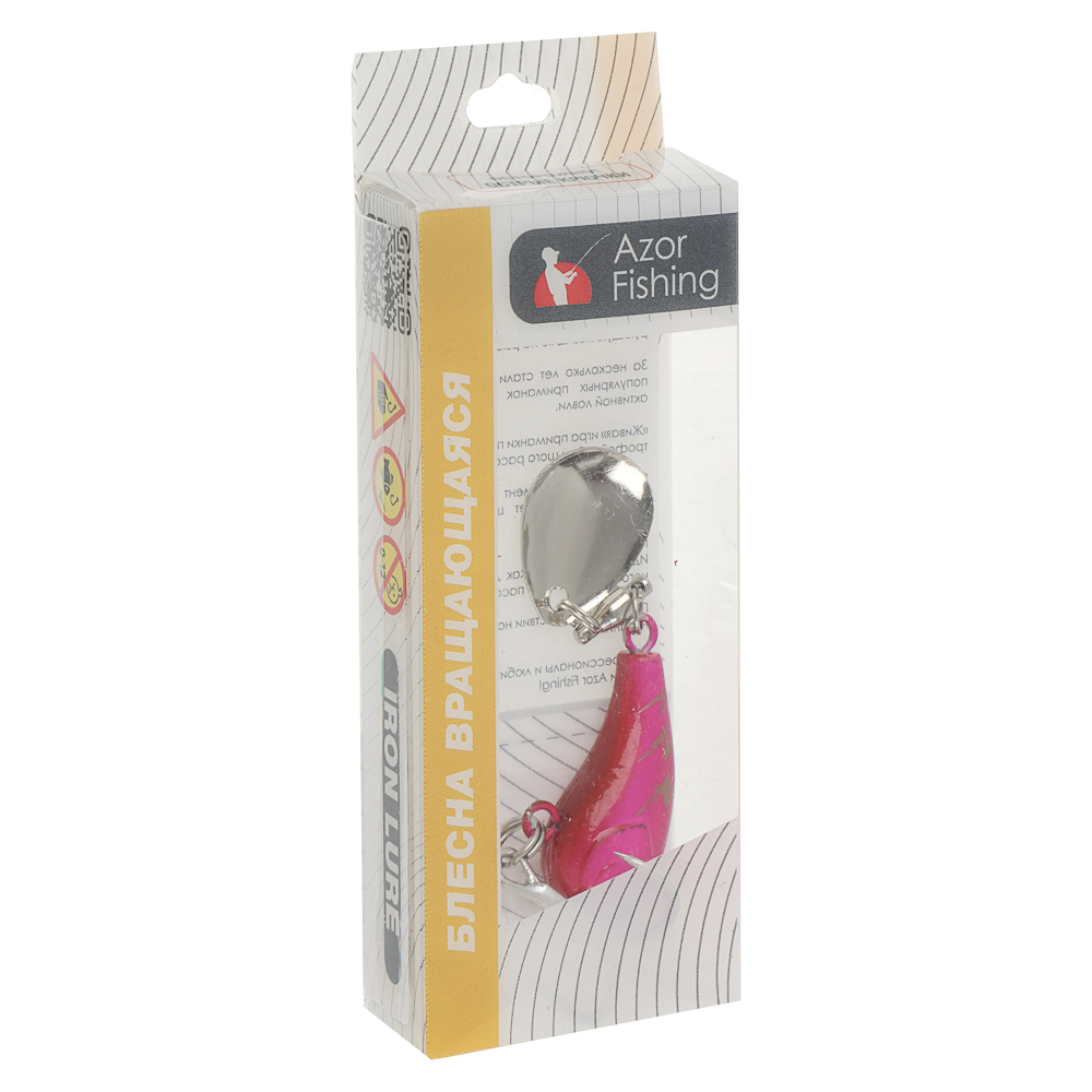 Блесна "Тейлспин Про" тм AZOR FISHING, 14гр, 5 цветов, арт.№ 145-003