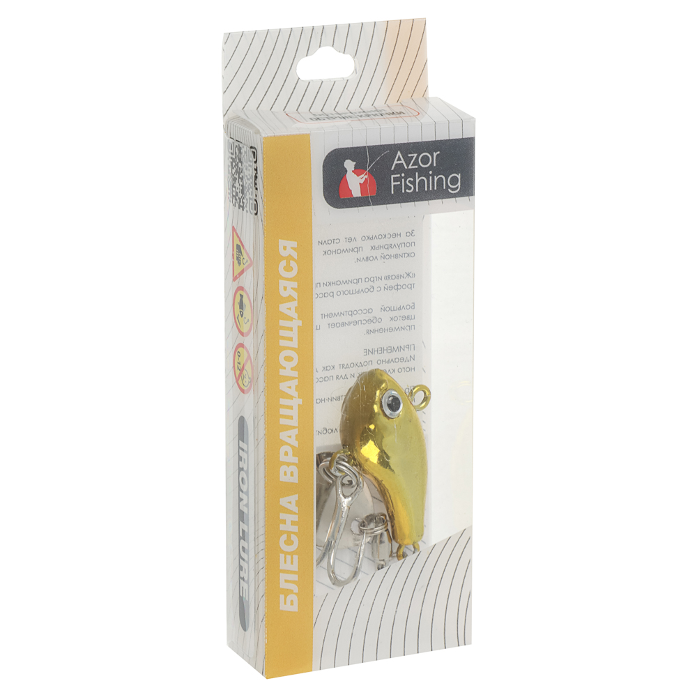 Блесна "Тейлспин Про" тм AZOR FISHING, 14гр, 5 цветов, арт.№ 145-003