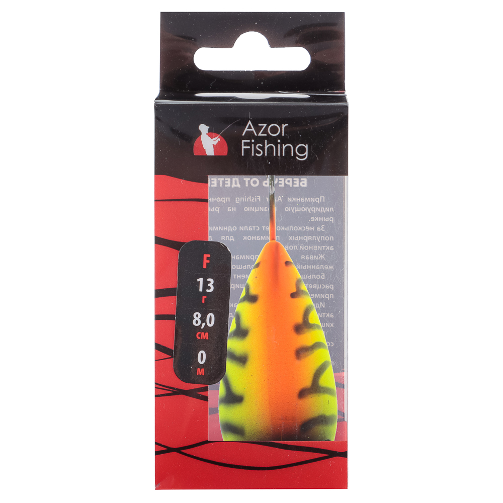 AZOR FISHING Волкер "Топчег" 80 мм, 13 гр, F , 0м, арт.№ 145-012