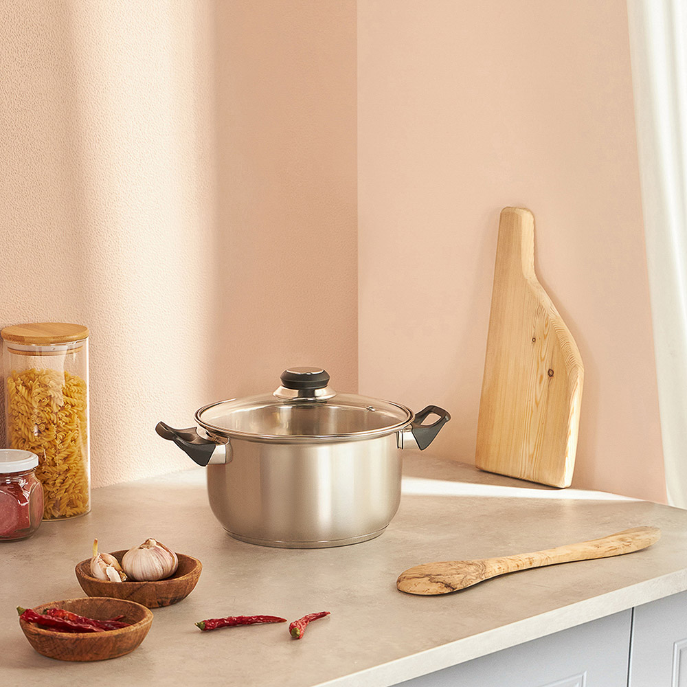 Стрейтон Кастрюля 20х11,5см, 2,9л, со стекл. крышкой, арт.№ 822-119