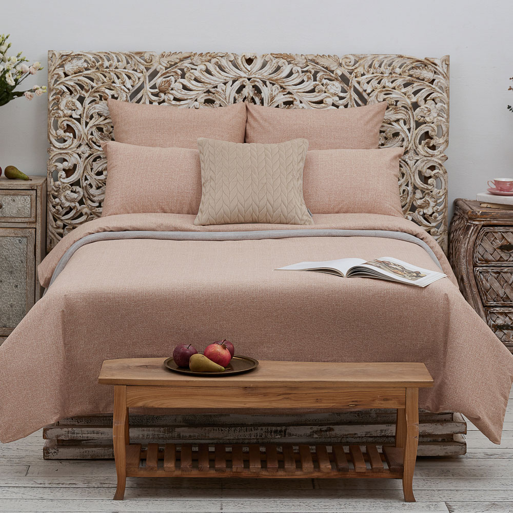 PROVANCE Комплект постельного белья 2 (3 предмета), бязь, 100% хлопок, бежевый, арт.№ 421-307