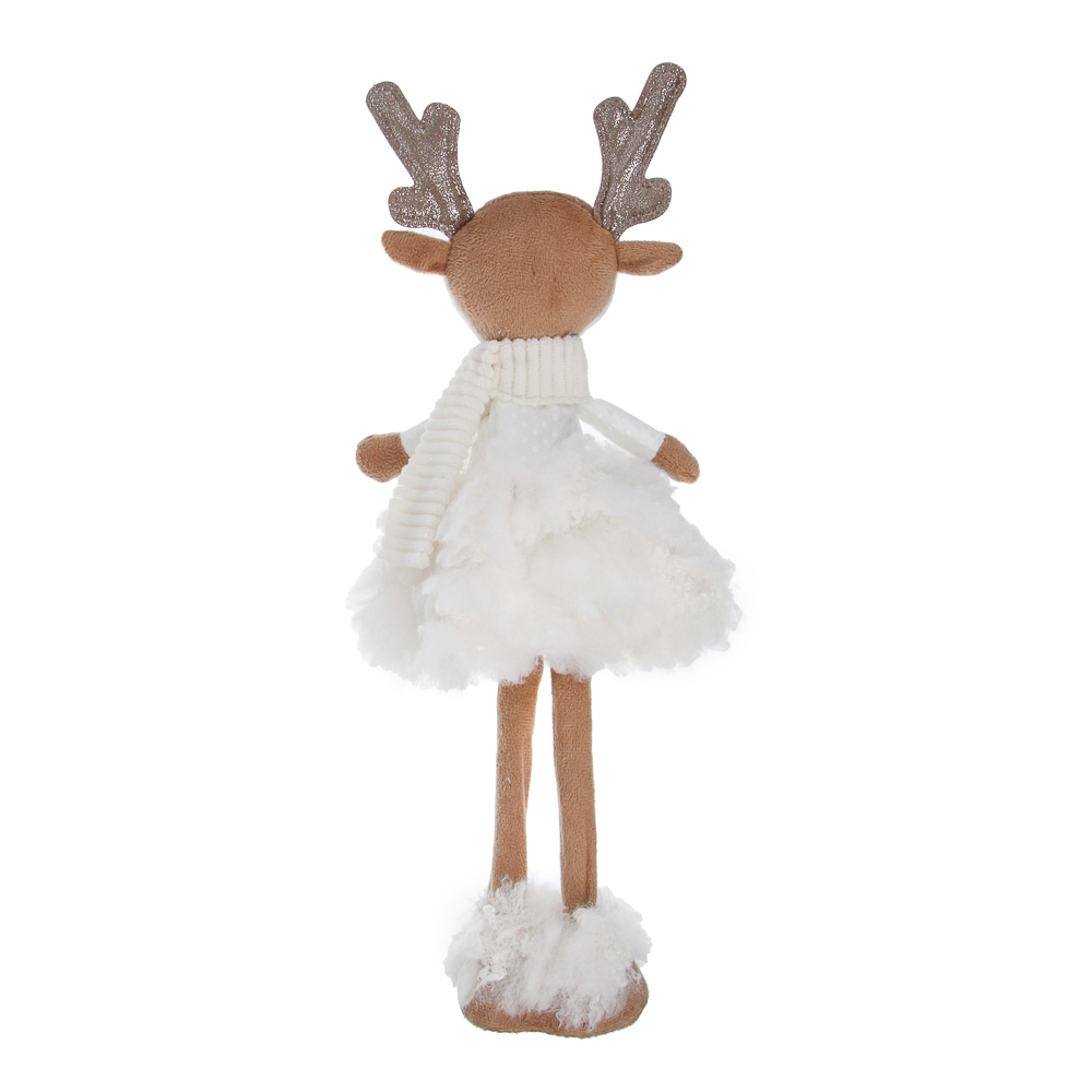 СНОУ БУМ Фигура декоративная "Олененок" 43 см, полиэстер, арт.№ 140-130