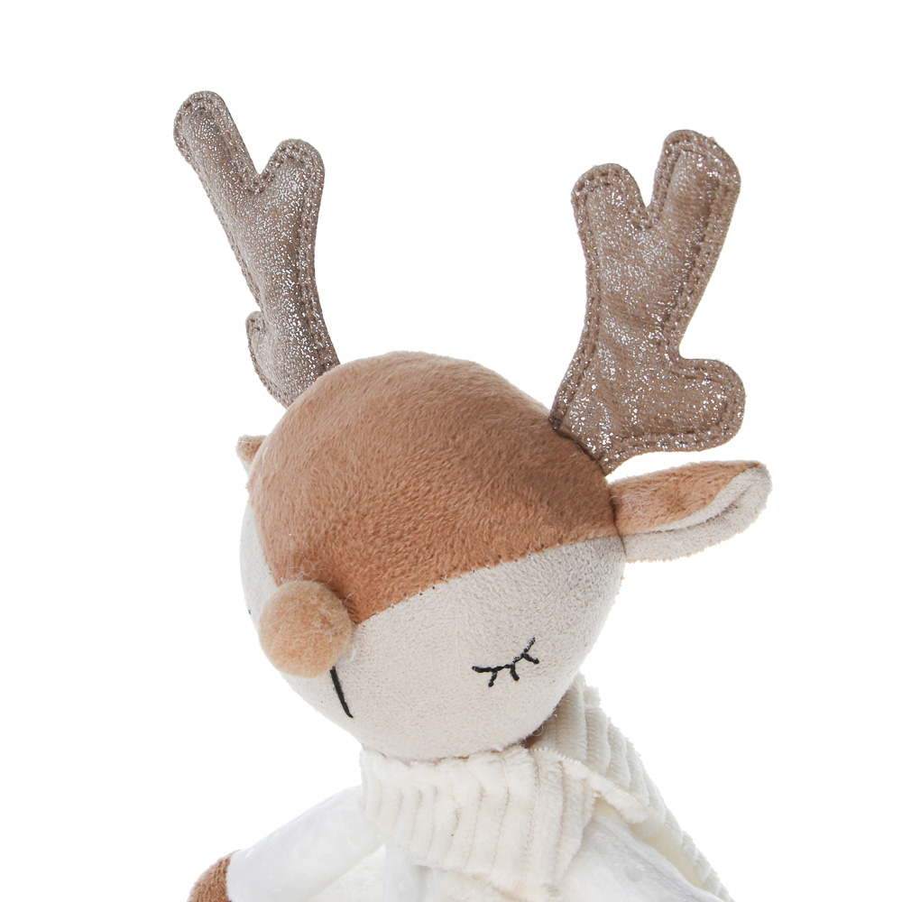 СНОУ БУМ Фигура декоративная "Олененок" 43 см, полиэстер, арт.№ 140-130