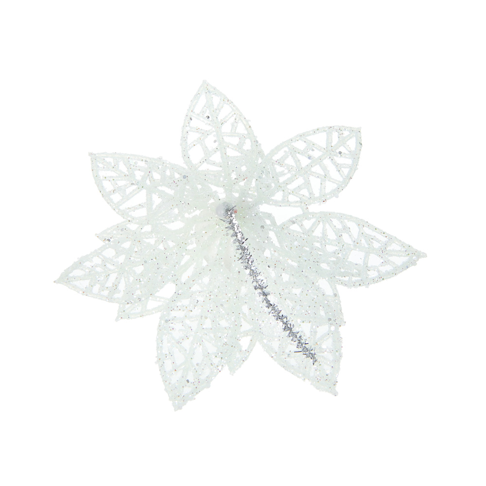 СНОУ БУМ Цветы на проволоке 10x10 см, 3 шт, арт.№ 397-441