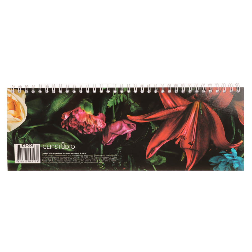 Планинг недатированный на гребне ClipStudio, размер 285х100, 52 листа, арт.№ 572-301