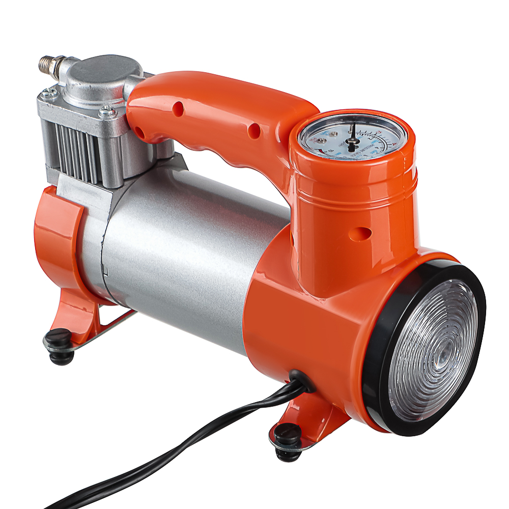 NEW GALAXY Компрессор автомобильный, штекер прикур, LED фонарь, 12V, 150W, 35 л/мин, металл, арт.№ 713-029