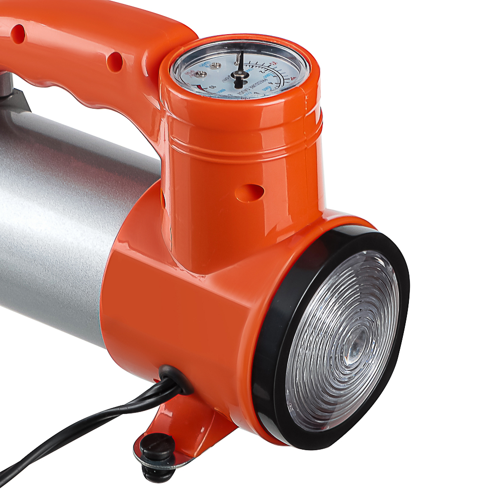 NEW GALAXY Компрессор автомобильный, штекер прикур, LED фонарь, 12V, 150W, 35 л/мин, металл, арт.№ 713-029