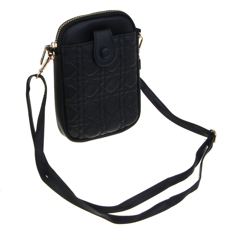 Сумка кроссбоди на длинном ремне тм ЮL Магнифик, ПУ, 18х12x2,5см, 2 цвета, КЖС24-22, арт.№ 337-190