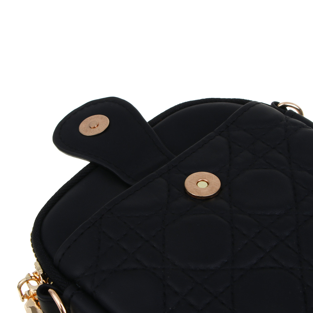 Сумка кроссбоди на длинном ремне тм ЮL Магнифик, ПУ, 18х12x2,5см, 2 цвета, КЖС24-22, арт.№ 337-190