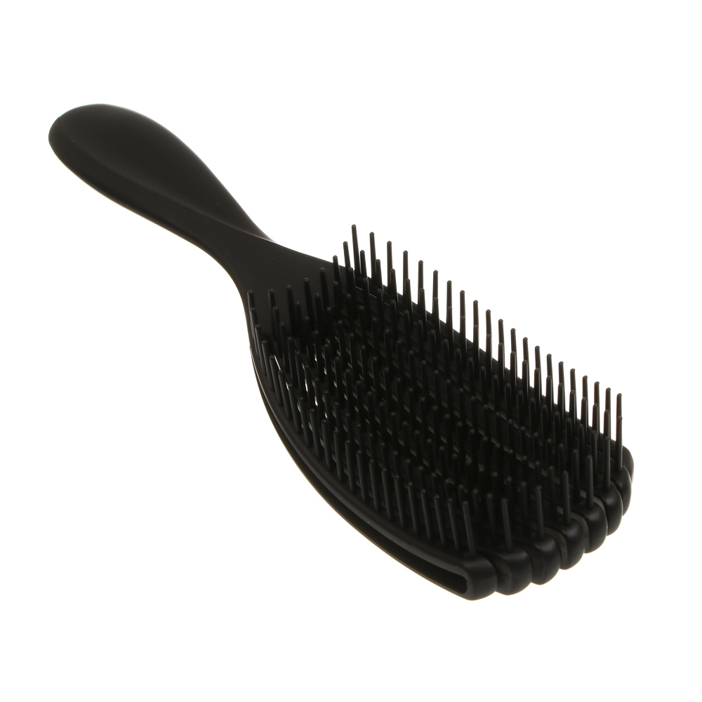 Расческа массажная веерная тм ЮНИLOOK, 23 см, пластик, 4 цвета, арт.№ 319-247