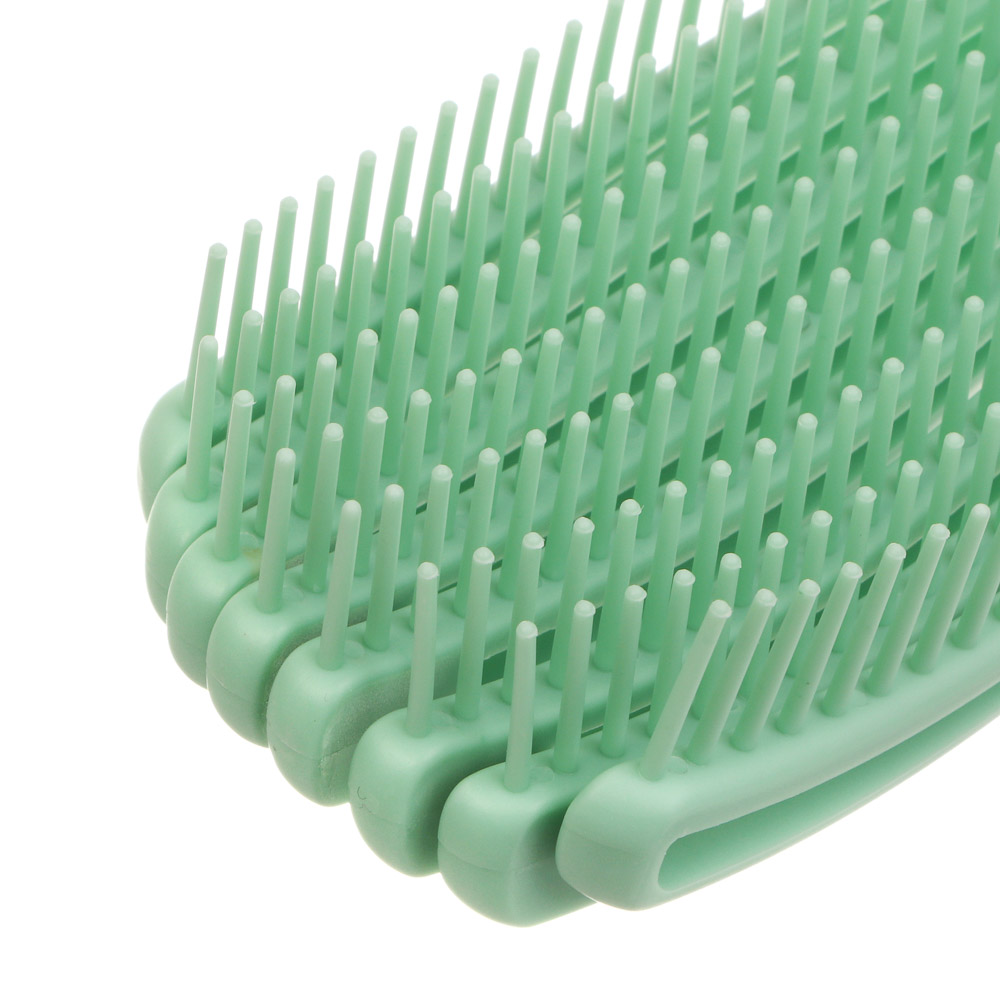 Расческа массажная веерная тм ЮНИLOOK, 23 см, пластик, 4 цвета, арт.№ 319-247